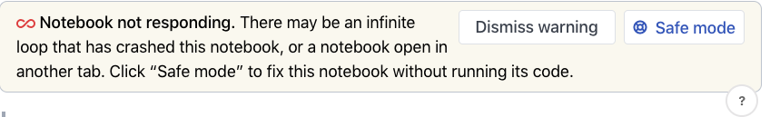 'Error box'